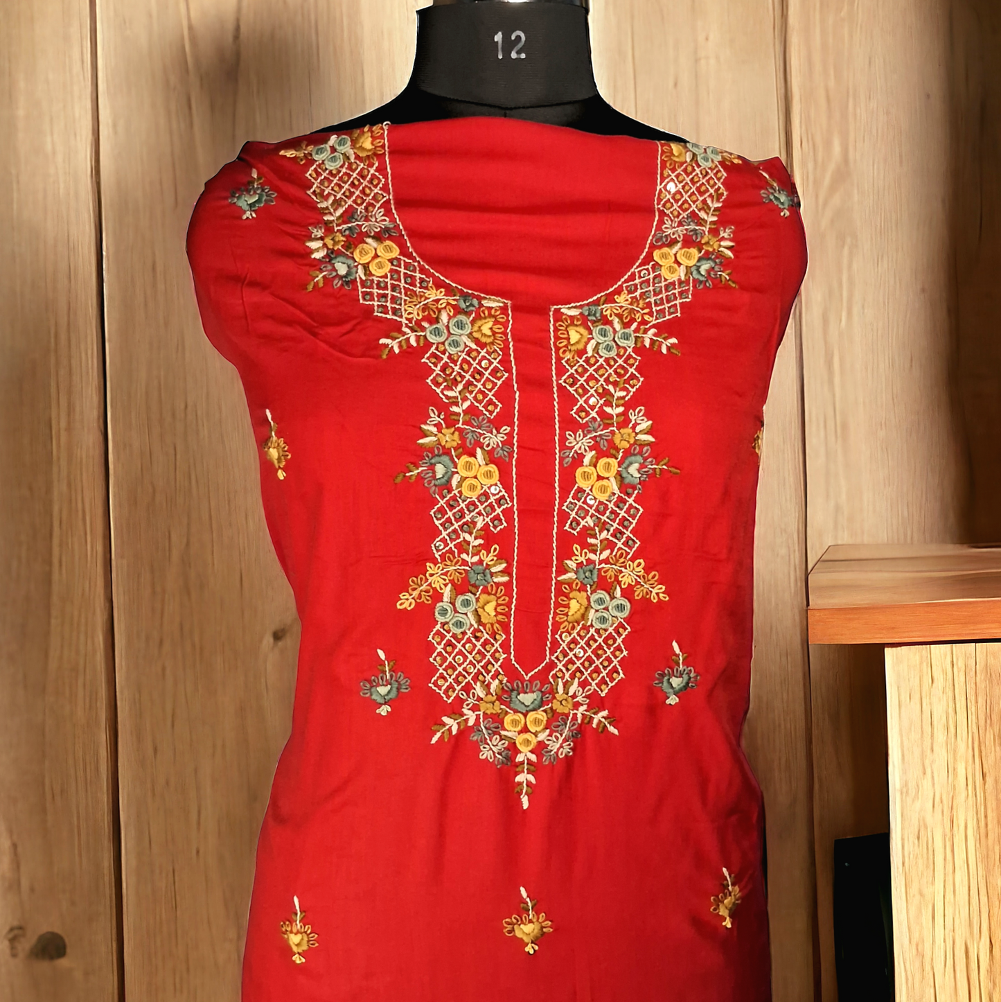 Red rayon kurti