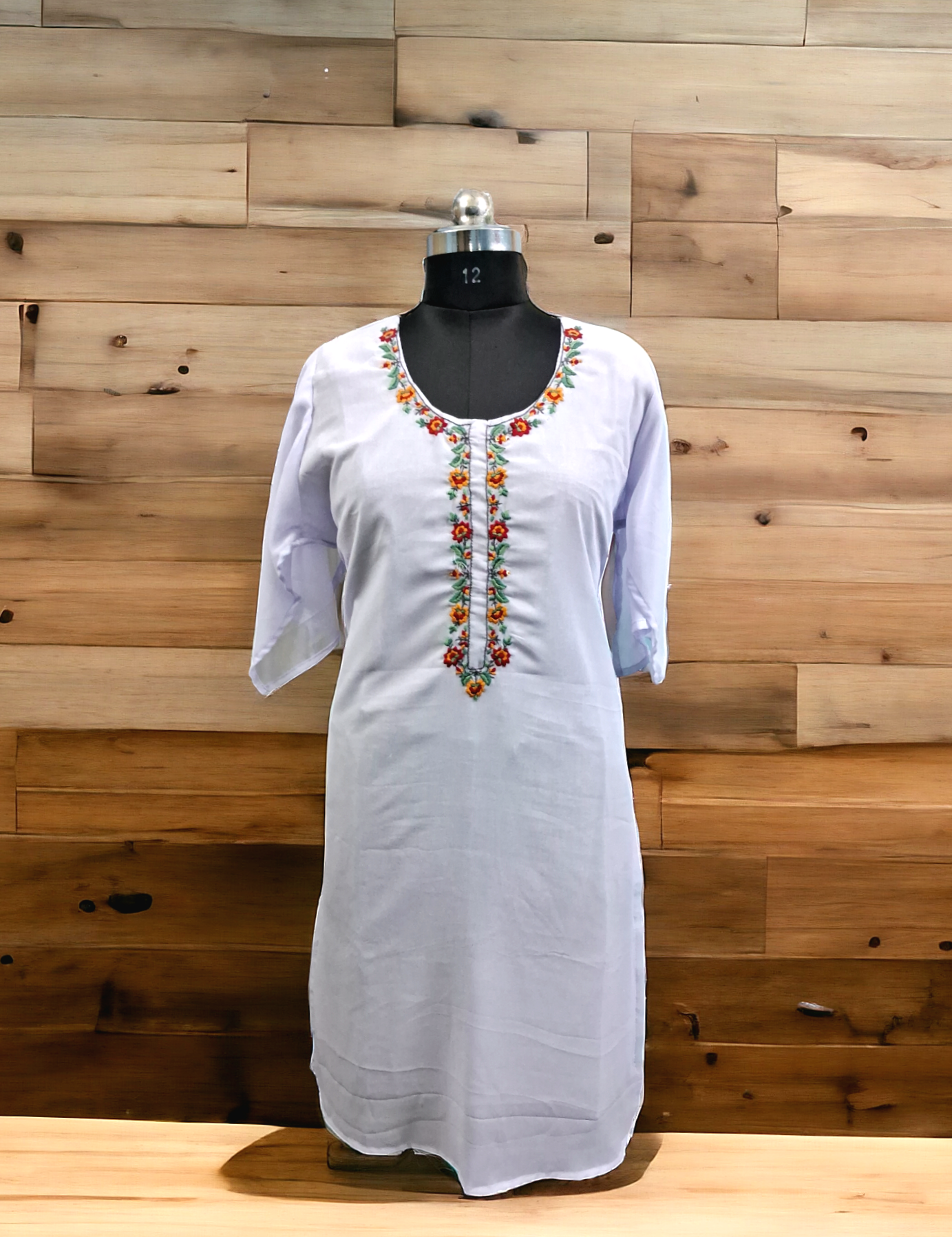 Lavender goergette kurti