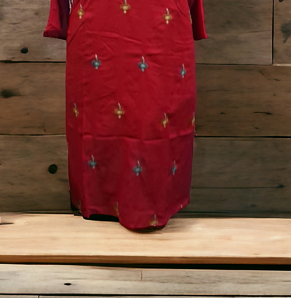 Red rayon kurti