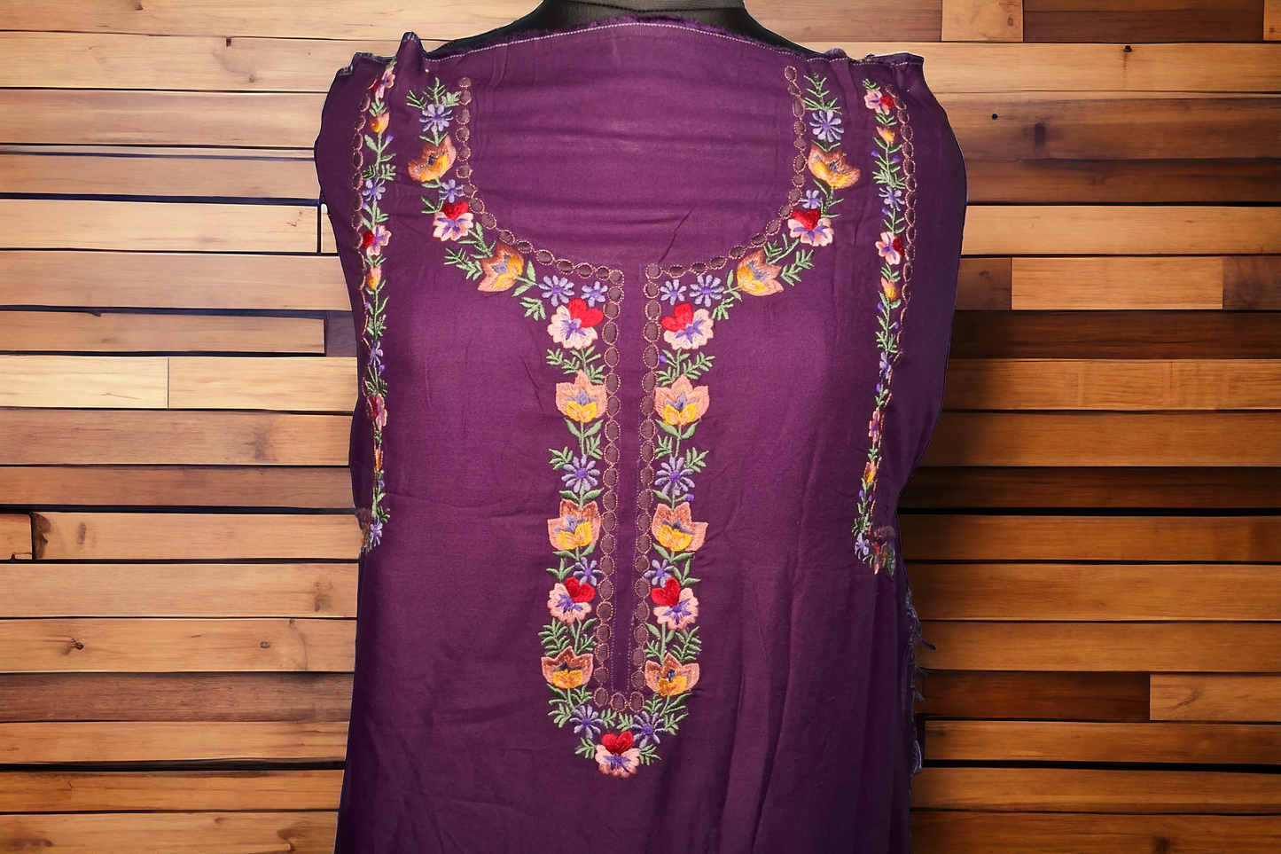 Wine rayon kurti